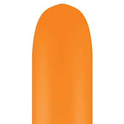 (Closeout) Orange 646Q 50pc. Qualatex Balloons