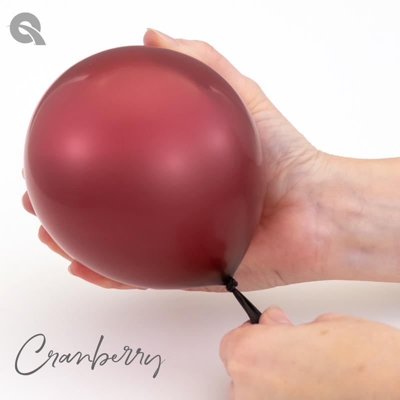 Qualatex Balloons Cranberry Size Selections