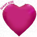 DecoHeart Balloon Hot Pink 68"
