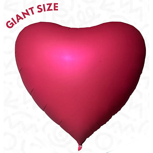 DecoHeart Balloon Red 68"