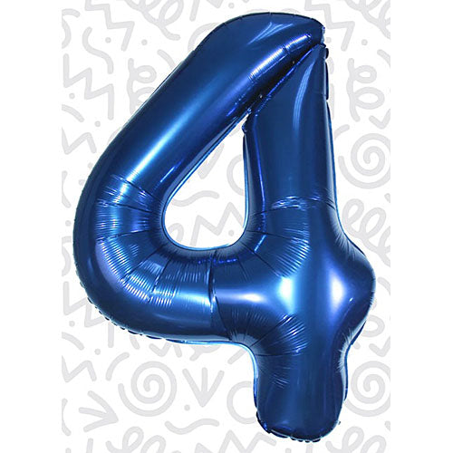 Number 4 Balloons