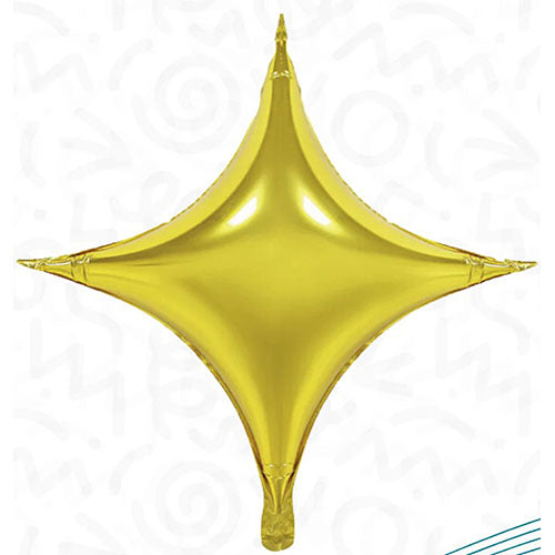 DecoStar Starpoint Gold Balloons Size Selections