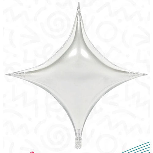 DecoStar Starpoint Silver Balloons Size Selections