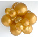 Tuftex Balloons Metallic Gold Size Selections