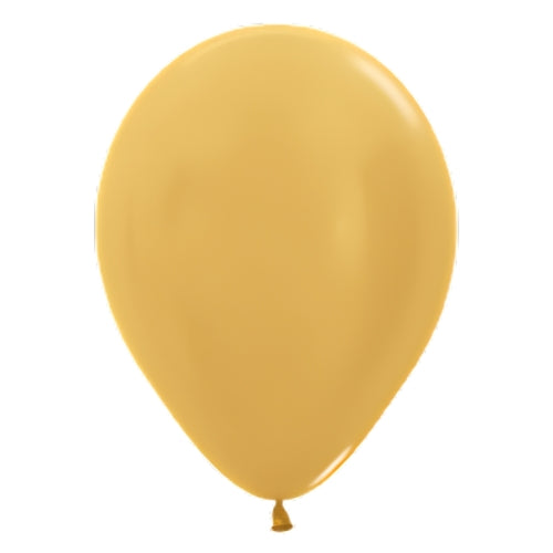 Sempertex Balloons Metallic Gold Size Selections