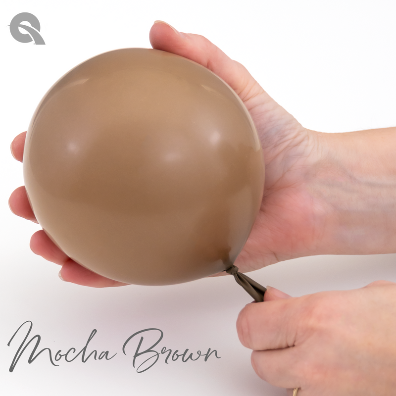 Qualatex Balloons Mocha Brown Size Selections