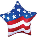 Patriotic Star Balloons 19in.