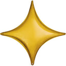 Prima Gold Starpoint Balloons 30"