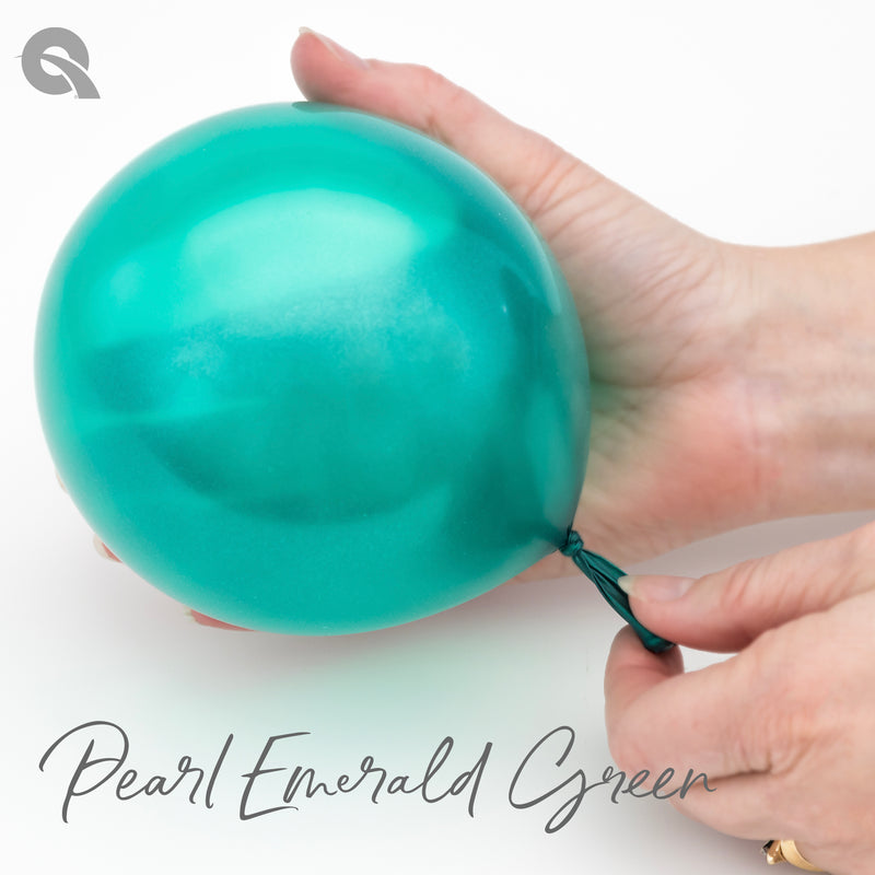Qualatex Balloons Pearl Emerald Green Size Selections