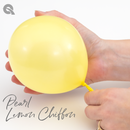 (Closeout) Qualatex Balloons Pearl Lemon Chiffon Size Selections