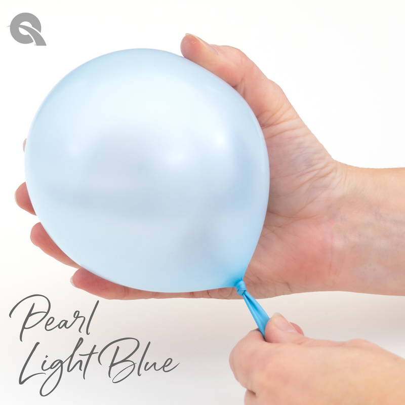 Qualatex Balloons Pearl Light Blue Size Selections