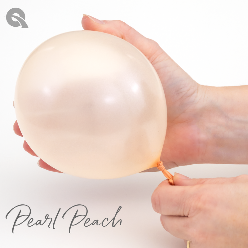 Qualatex Pearl Peach Size Selections