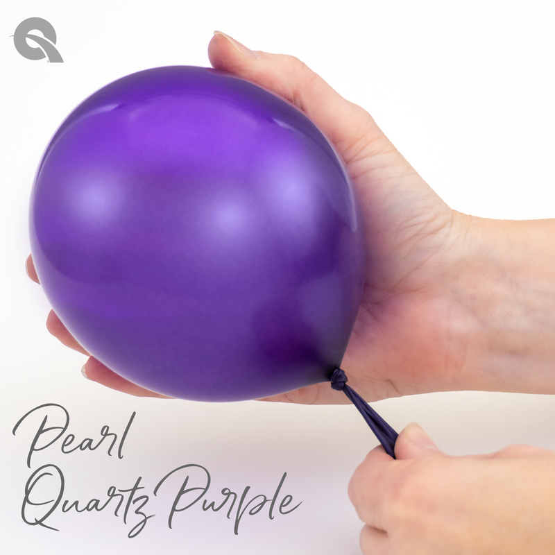 Qualatex Balloons Pearl Quartz Purple Size Selections