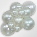 Sempertex Balloons Pearl White Size Selections