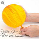 (Closeout) Qualatex Balloons Yellow Rainbow Super Agate 30"