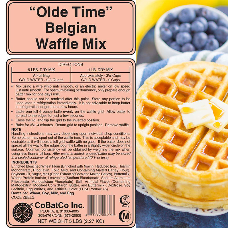 Cobatco Olde Time Belgian Waffle Mix