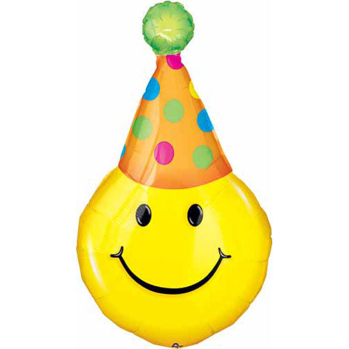 Smile Party Hat Shape Balloons 39"