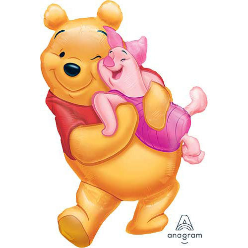 Winnie The Pooh Hug Shape Balloons 25"