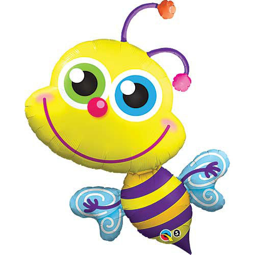 (Closeout) Beaming Bee Shape Balloons 40"