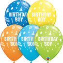 (Closeout) Qualatex Balloons Birthday Boy 11" E083