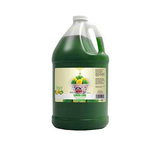 Lime Sno Cone Syrup Gallon Case