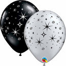 (Closeout) Qualatex Balloons Sparkle & Swirls Around 11"