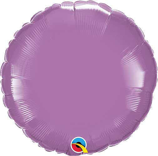 Spring Lilac Foil Round Balloons 18"