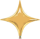 Gold Starpoints Balloons 40"