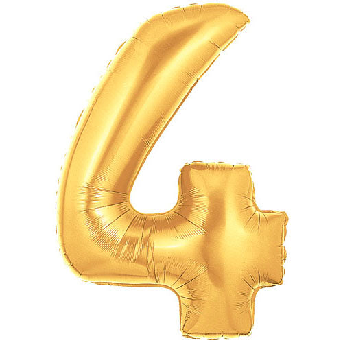 Number 4 Balloons