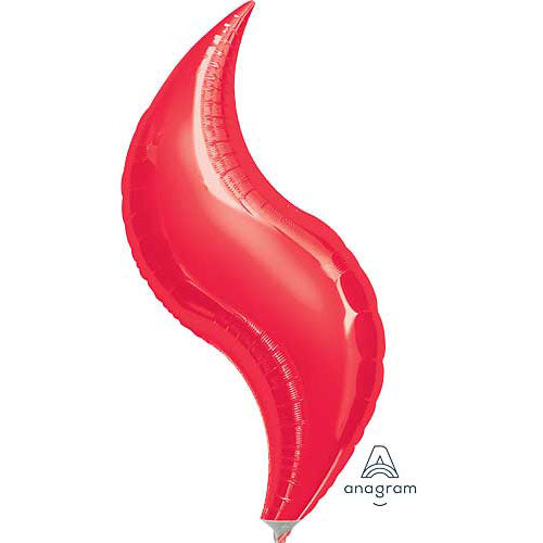 Red Curves Balloons Size Selections