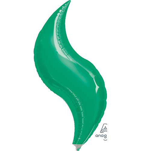 Green Curves Balloons Size Selections