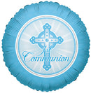 (Closeout) 1st Communion Blue Balloons 18"