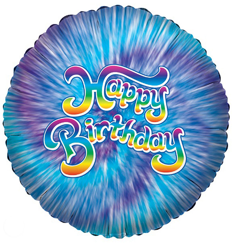 Birthday In Blue Value Birthday Balloons 18in.