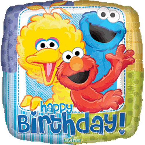 Sesame Street Birthday Balloons 18in.