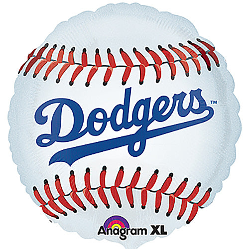 Los Angeles Dodgers Baseball Balloons 18"