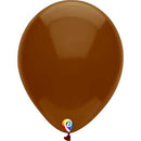 Funsational Balloons Cocoa Brown 12" 50ct.