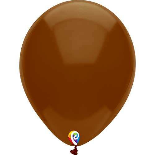 Funsational Balloons Cocoa Brown 12" 50ct.