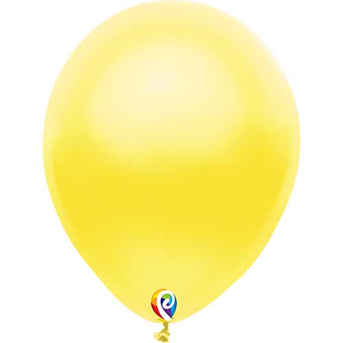 Funsational Balloons Pearl Yellow 12" 50ct.