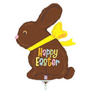 Chocolate Easter Bunny Balloons 14"