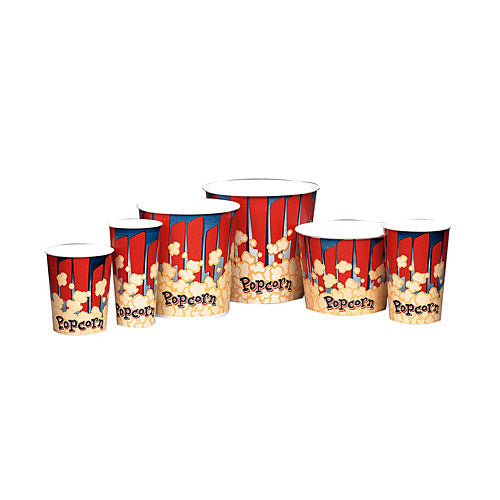 Popcorn Cups Size Selections