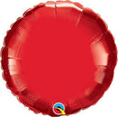 Red Foil Round Balloons Size Selections
