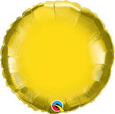 (Closeout) Citrine Yellow Foil Round Balloons Size Selections