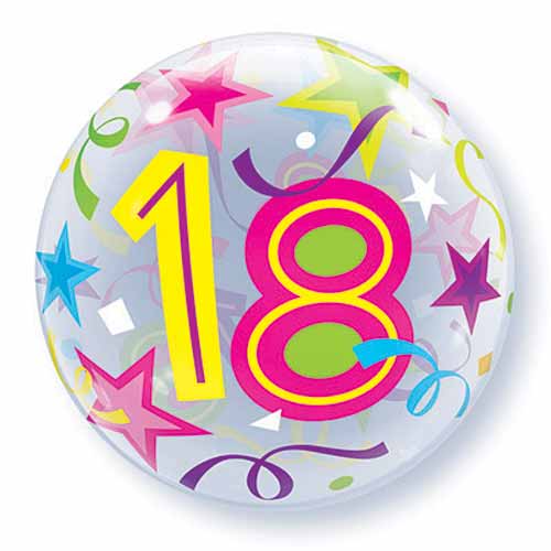 (Closeout) 18 Bubble Balloons 22in.