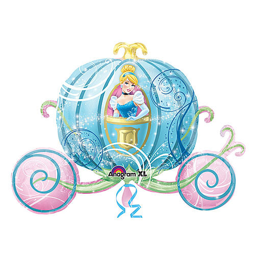 Cinderella Carriage Shape Balloons 29"