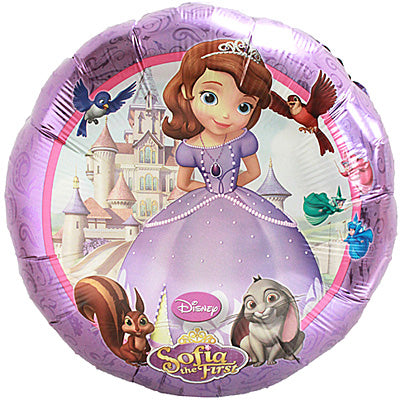 Sofia The First Balloons 18in.