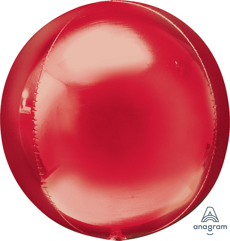 Red Orbz Balloons 15"