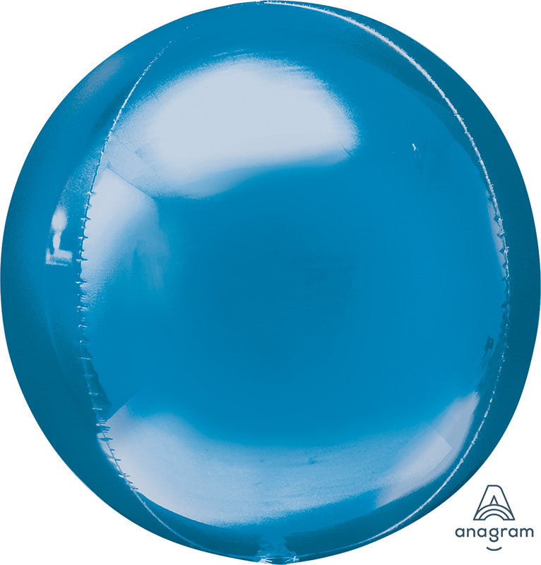 Blue Orbz Balloons 15"