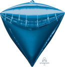 (Closeout) Blue Diamondz Balloons 15" 1pc.