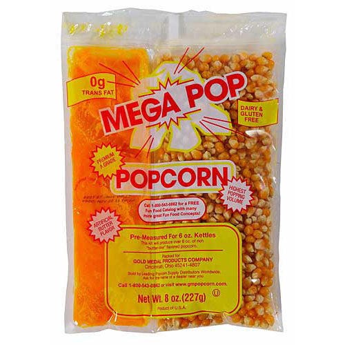 Portion Pack Popcorn Kit For 16oz. Kettle