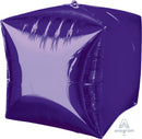 (Closeout) Purple Cubez Balloons 15"